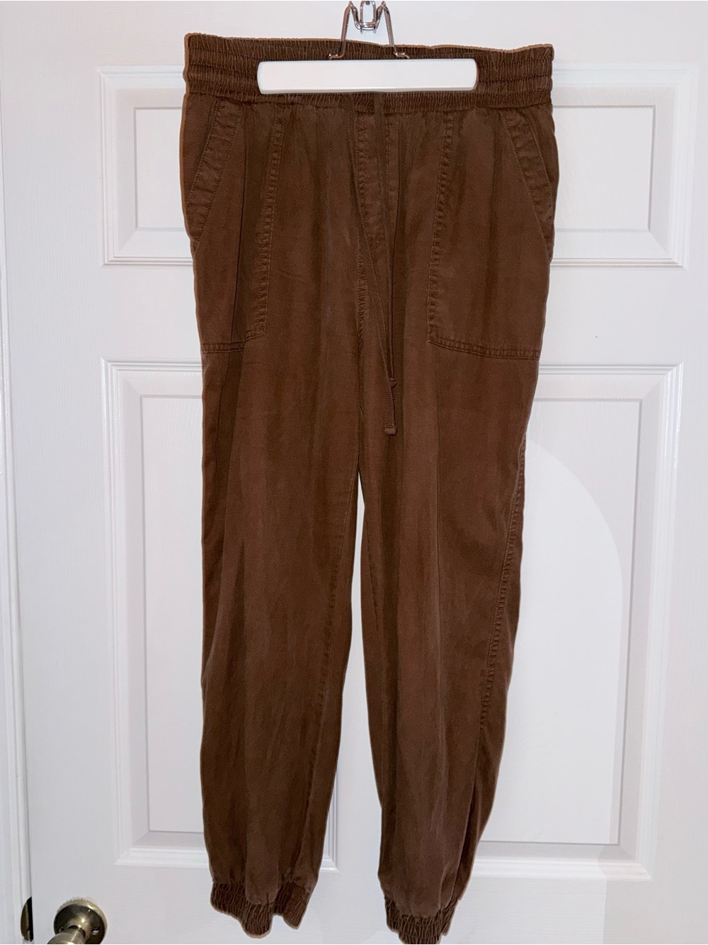 a new day Women's Rust/Brown Elastic Waist Joggers